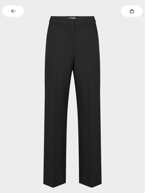 Babaton Agency Pant Black Wide-Leg Women's size 12 with 32 inseam